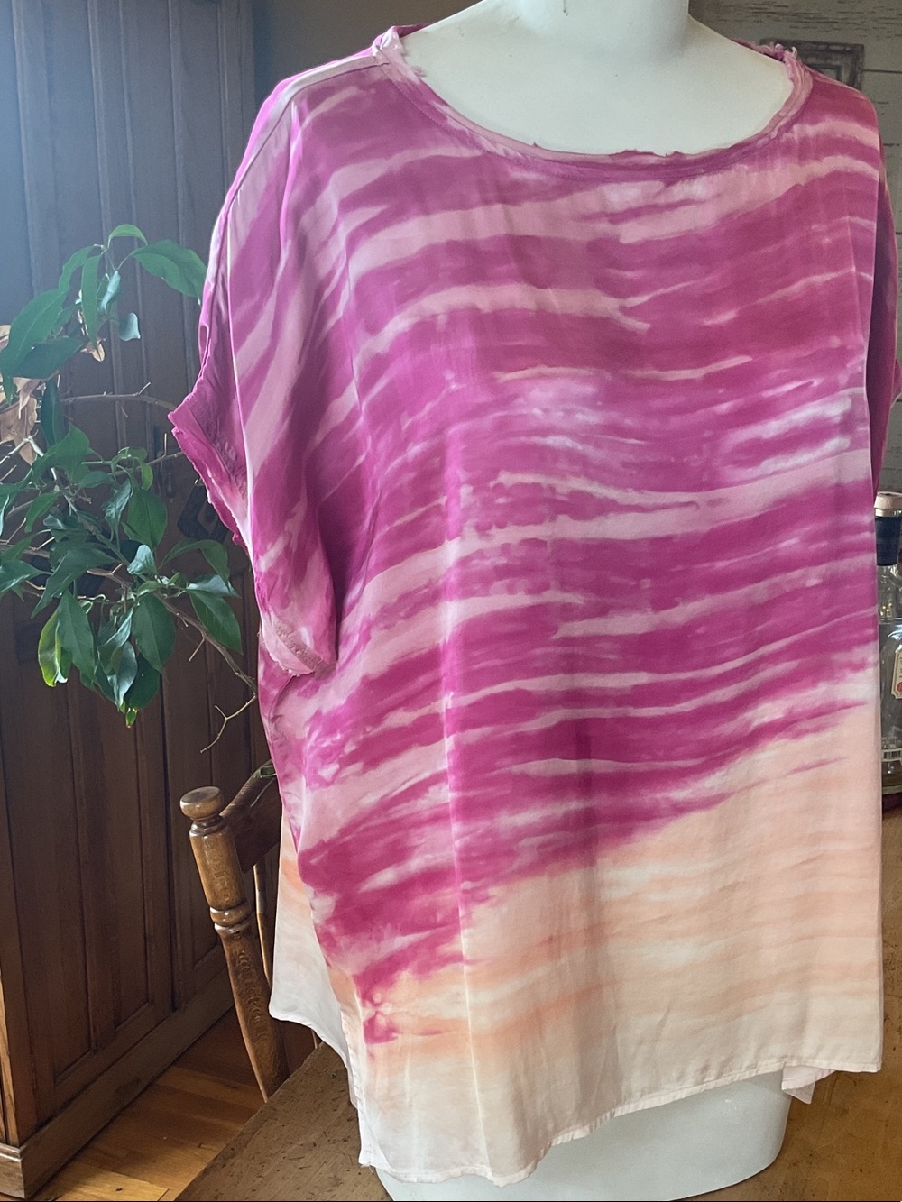 River + Sky Satin Top